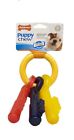 Nylabone Puppy Teething Keys Large Bacon Chew Toy for Dogs