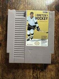 Wayne Gretzky Hockey USA-3 White Jersey No Logo Variant (Nintendo, NES 1991)