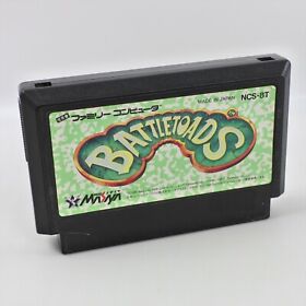 Famicom BATTLETOADS Cartridge Only Nintendo 0686 fc