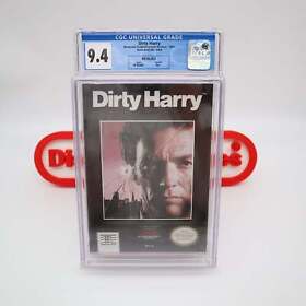 NES Nintendo DIRTY HARRY - CGC GRADED 9.4 A+! NEW & Factory Sealed with H-Seam!