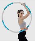 COLLAPSIBLE 1KG WEIGHTED HULA HOOP FITNESS PADDED ABS EXERCISE GYM WORKOUT HOOLA