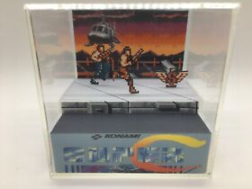 Super Contra Super C Nintendo NES Shadow Box Diorama Cube