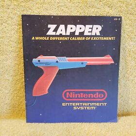 Zapper Orange Gun Nintendo NES Instruction Manual Only Booklet