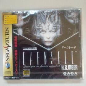 Sega Saturn Dark Seed First Edition Special Sticker Included
