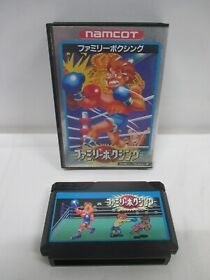 NES -- FAMILY BOXING -- Box. Famicom, JAPAN Game. Work fully!! 10483