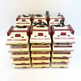 10 LOT set Junk Famicom Console for Parts Untested Nintendo game family computer