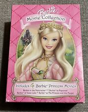 Barbie Collection Nutcracker, Rapunzel, Swan Lake, & Princess Pauper DVD Lot Set