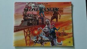 The Lone Ranger Konami NES Manual Only 