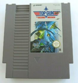 NINTENDO NES GAME SPIEL TOP GUN THE SECOND MISSION MADE IN JAPAN 1985 B
