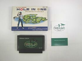 NES -- JUMBO OZAKI NO HOLE IN ONE PROFESSIONAL -- Boxed. Famicom. Japan 10276