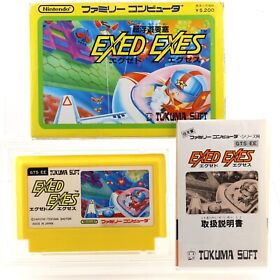 Used Exed Exes w/ box instruction manual Nintendo Famicom Japan ver.