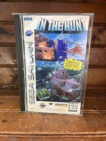 In The Hunt - CIB Sega Saturn Used Great Condition W/ Registration Card TESTED