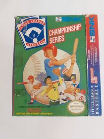 Little League Baseball NES box only
