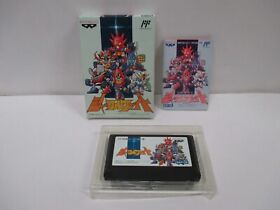 NES -- SHUFFLE FIGHT -- Box. Can data save! Famicom, JAPAN Game. 12920