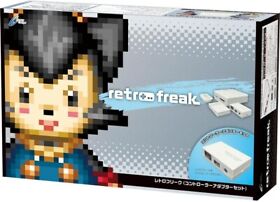 Retro freak retro game compatible controller adapter set from Japan