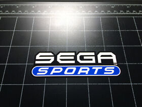 Sega Sports video game logo vinyl decal sticker Genesis Saturn Mega Drive 1990s 