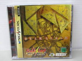 BULK SLASH Sega Saturn SS HUDSON Japanese w/ Case Manual