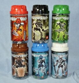 2002 Lego Bionicle ORIGINAL TOA NUVA (8566 - 8572) Complete in Canisters/Manuals