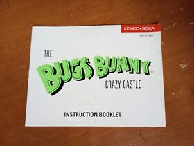 Bugs Bunny Crazy Castle - Nintendo NES Manual Only