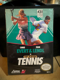 Chris Evert & Ivan Lendl in Top Players Tennis Nintendo NES Video Game Collector