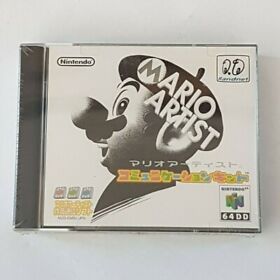 NEW SEALED Nintendo 64DD Mario Artist Communication Kit - 64 DD Disk Drive JAPAN