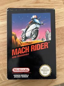 Nintendo NES Mach Rider VERSION ESP CIB