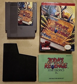 Zoda's Revenge: Star Tropics II - Nintendo NES - Complete CIB - w/ Box Protector