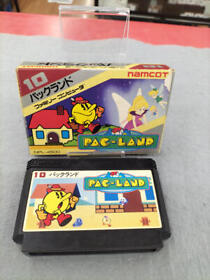 [Used] Namco PAC LAND Boxed Nintendo Famicom Software FC from Japan