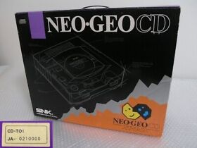 Console CD-T01 NEOGEO Neo Geo CD  Complete Set w/Box w/Controller Japan JP Games