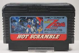 (Cartridge Only) Nintendo Famicom Mobile Suit Z Gundam HOT SCRCRAMBLE Japan Game