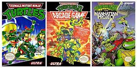 Teenage Mutant Ninja Turtles I II III NES Premium POSTER MADE IN USA - TMNTSET