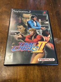 Time Crisis II (Sony PlayStation 2, 2001) PS2  Tested No Manual