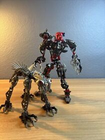 Lego 8924 Bionicle Warriors Maxilos & Spinax 100% Complete Set