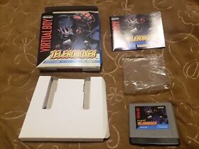 Teleroboxer Nintendo Virtual Boy 1994 Japan Version box and instructions only