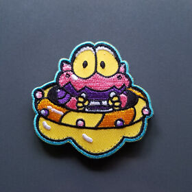 Cosmo Gang UFO patch - 2.5" x 2.5" with hook and loop backing - famicom