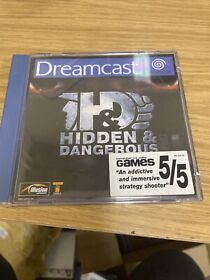 Hidden And Dangerous Sega Dreamcast pal uk fully boxed
