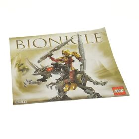 1x LEGO Bionicle Building Instructions Booklet Titans Toa Lhikan & Kikanalo 8811