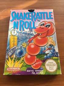 Nintendo NES Game: Snake Rattle 'n Roll PAL-A CIB AUS MATTEL
