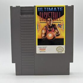 Nintendo NES Ultimate Basketball Authentic Tested & Working 1990 Sammy Games