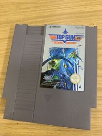 Top Gun Second Mission NES Nintendo Entertainment System PAL A Tested FREE P+P