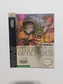 The battle of Olympus NES box only