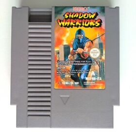 Shadow Warriors (Nintendo NES Game | PAL | Fully Working | Very Good Condition)