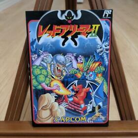 Famicom Japanese ver. Red Arremer II Gargoyle's Quest II with Box From Japan
