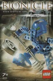 LEGO Bionicle MATORAN MACKU '8586 100% COMPLETE  With printed  Instructions 2003