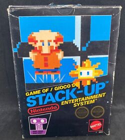 STACK-UP RARE BIG BLACK BOX NINTENDO NES (GBR AUS ITA) MATTEL FOR NES ROB R.O.B.