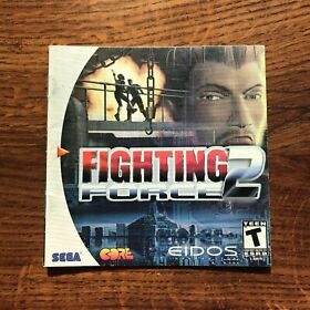 Fighting Force 2 II Sega Dreamcast Instruction Manual Only