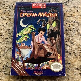 Little Nemo: The Dream Master (Nintendo Entertainment System, 1990) en caja con manual