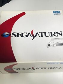 Sega Saturn Console White HST-3220 Japanese Edition Controller Complete Box Set