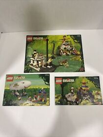 LEGO Adventurers Jungle River Expedition #5976,5956,5936- INSTRUCTIONS ONLY
