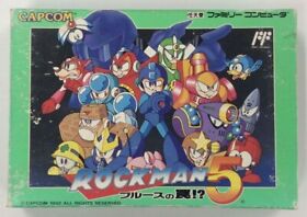 ROCKMAN 5 Blues No Wana !? Man Nintendo Famicom FC NES Reg Jap Japan (1)
